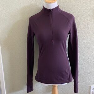 Lululemon define quarter zip pullover with embroidery detail